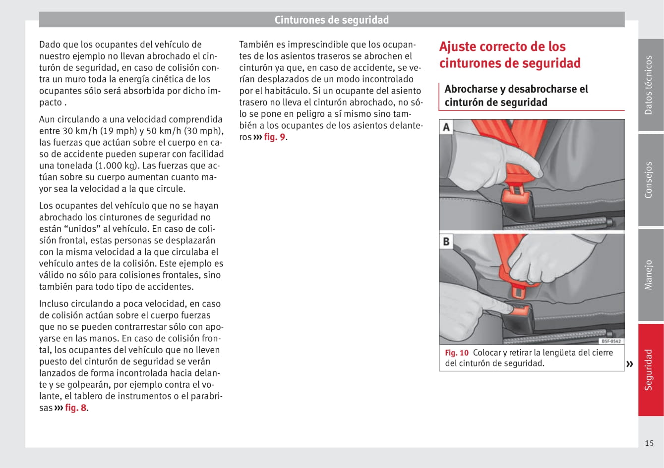 2014-2015 Seat Altea Owner's Manual | Spanish