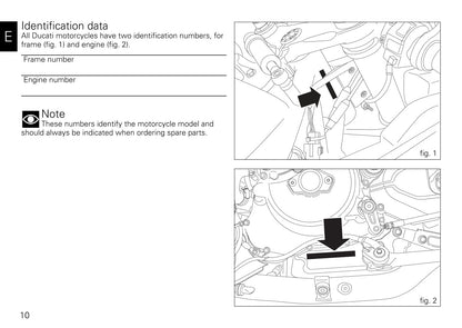 2009-2011 Ducati Superbike Owner's Manual | English