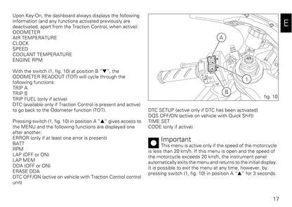 2009-2011 Ducati Superbike Owner's Manual | English