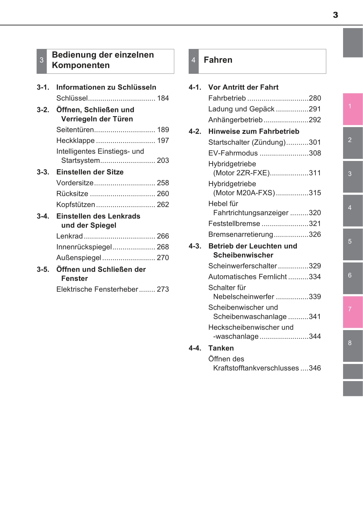 2019-2020 Toyota C-HR Hybrid Owner's Manual | German