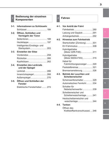 2019-2020 Toyota C-HR Hybrid Owner's Manual | German