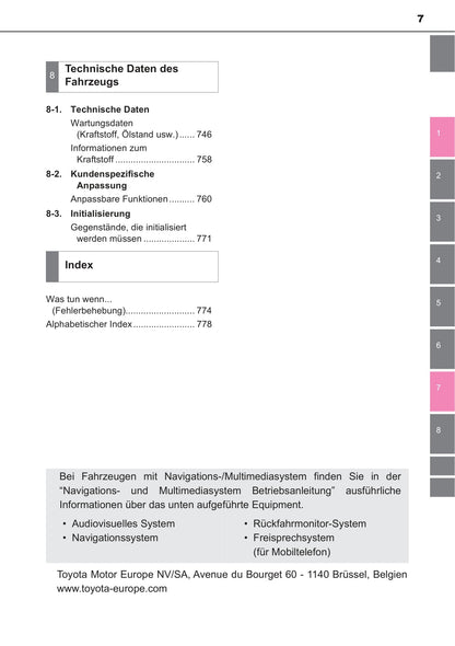 2019-2020 Toyota C-HR Hybrid Owner's Manual | German