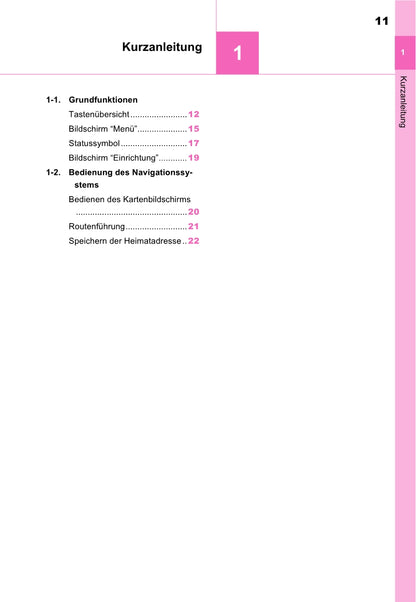 Toyota Rav4 Navigation / Multimediasysteem Bedienungsanleitung 2019 - 2023