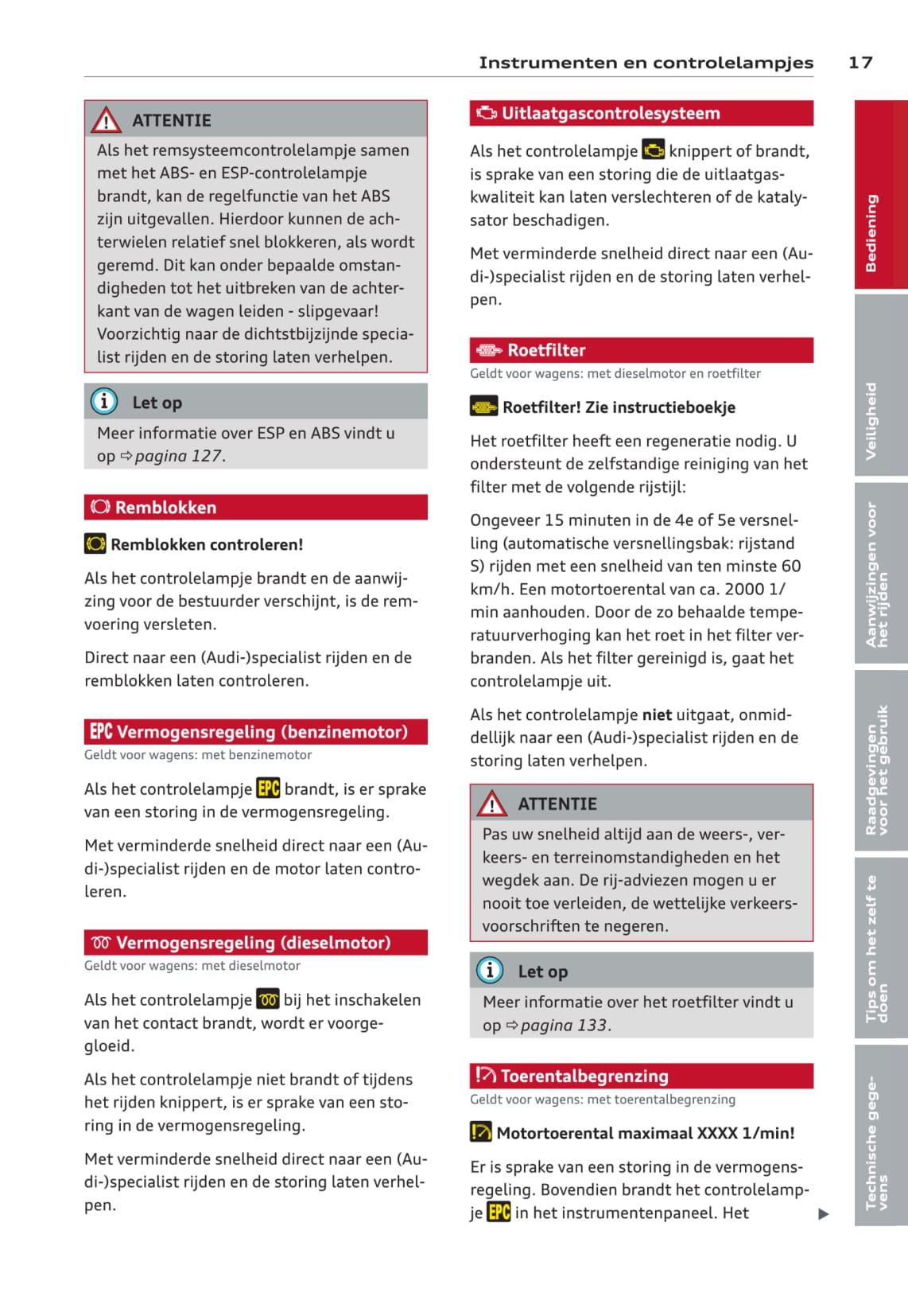 2008-2011 Audi A3 Gebruikershandleiding | Nederlands