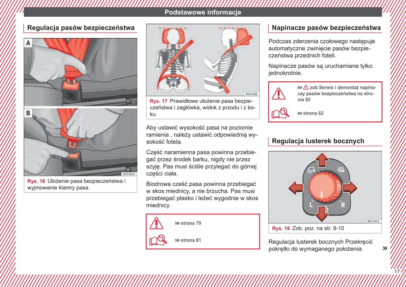 2015-2016 Seat Leon Owner's Manual | Polish