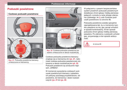 2015-2016 Seat Leon Owner's Manual | Polish