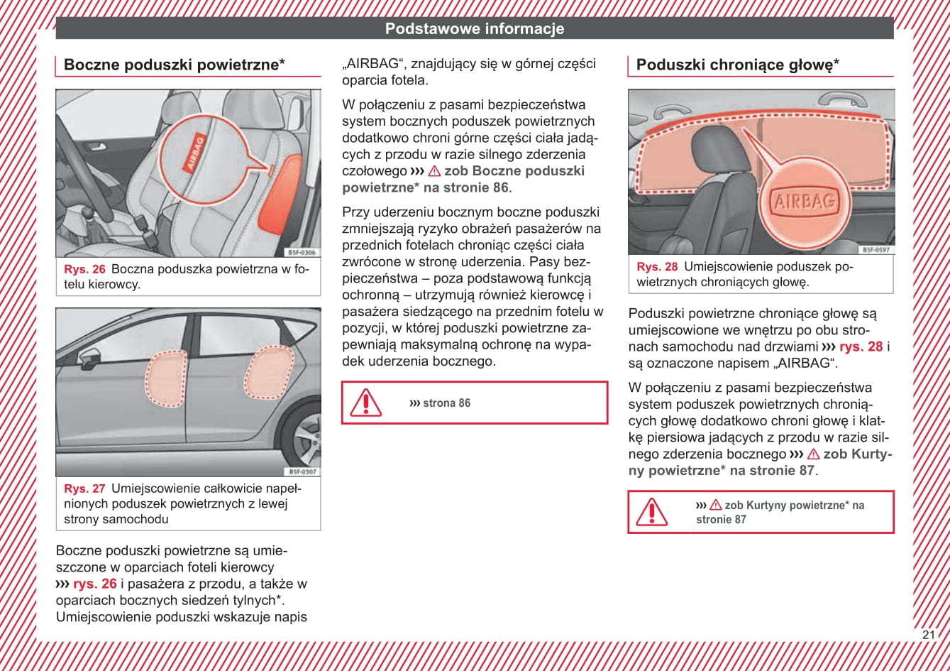 2015-2016 Seat Leon Owner's Manual | Polish