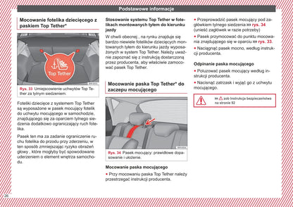 2015-2016 Seat Leon Owner's Manual | Polish