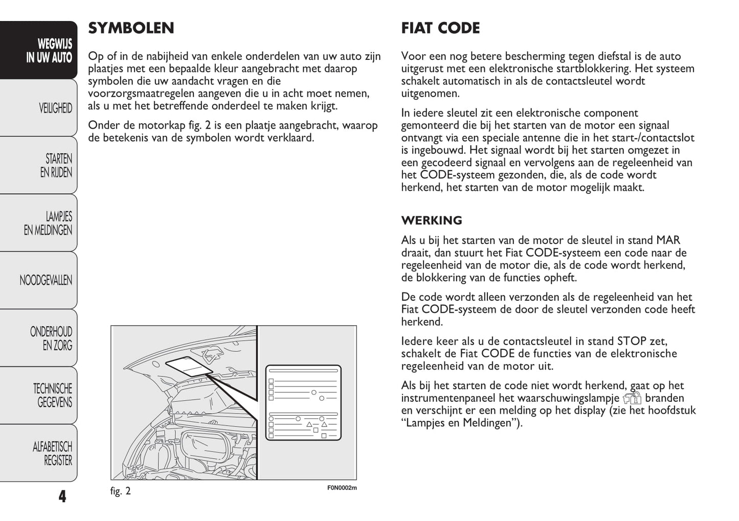 2013-2014 Fiat Ducato Owner's Manual | Dutch