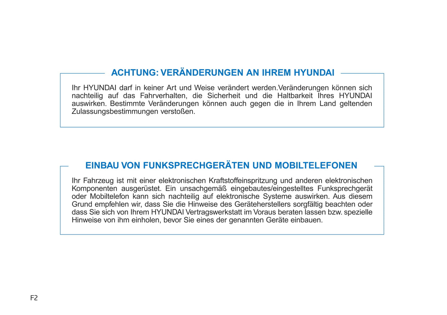 2017-2018 Hyundai Tucson Owner's Manual | German