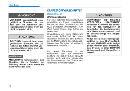 2017-2018 Hyundai Tucson Owner's Manual | German