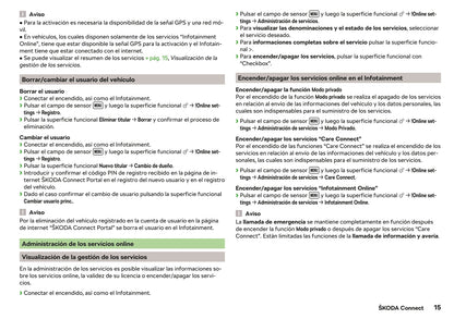 2017-2021 Skoda Kodiaq Manuel du propriétaire | Espagnol