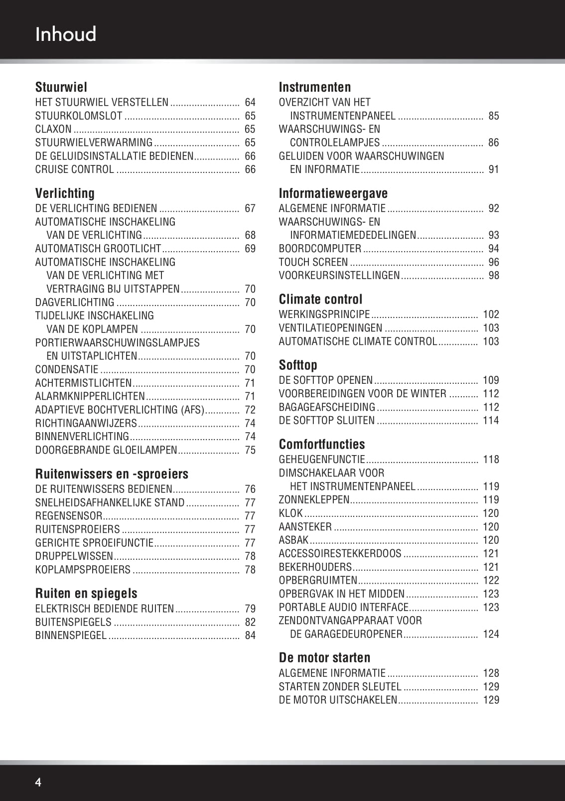 2011-2012 Jaguar XK Owner's Manual | Dutch