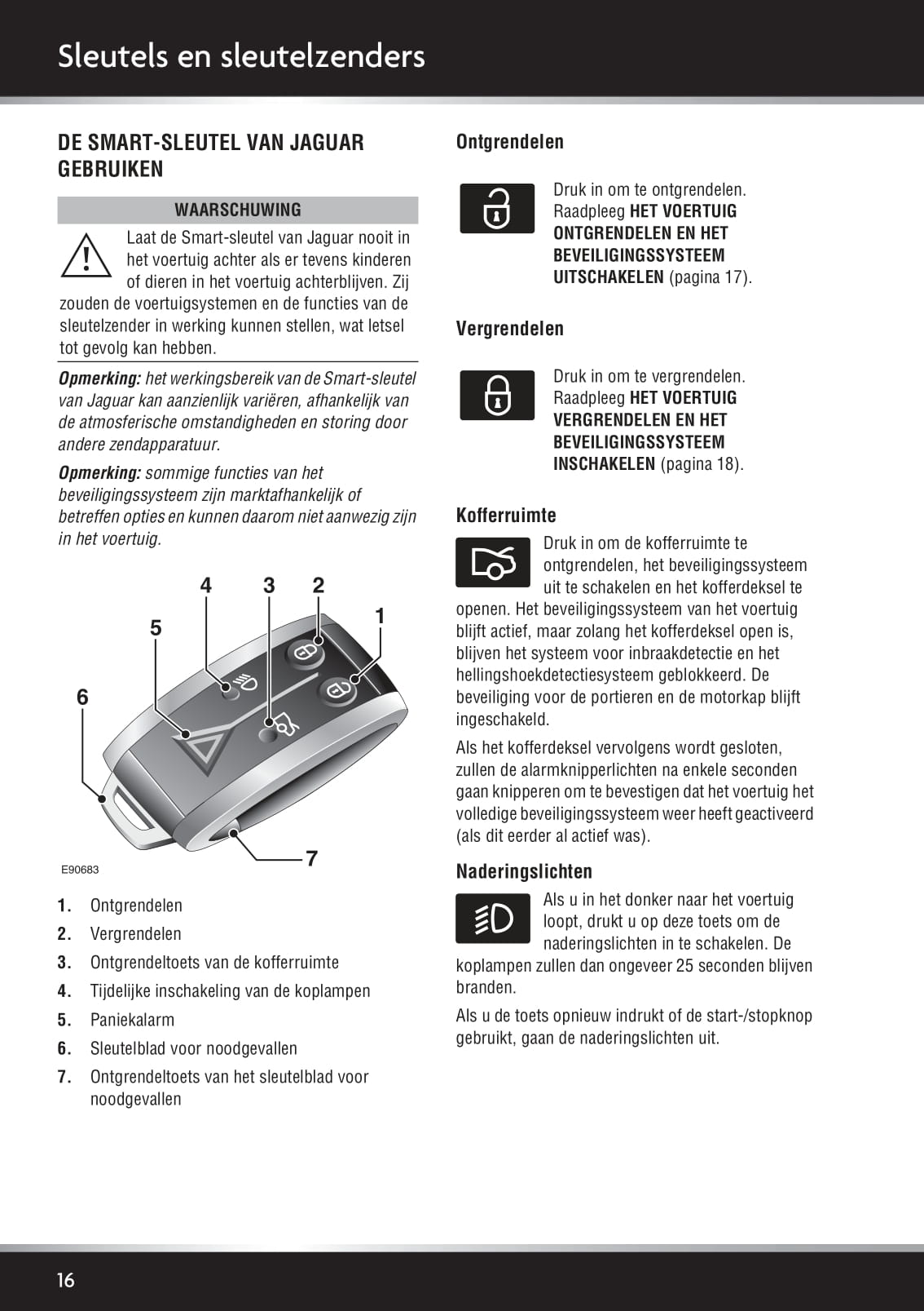 2011-2012 Jaguar XK Owner's Manual | Dutch