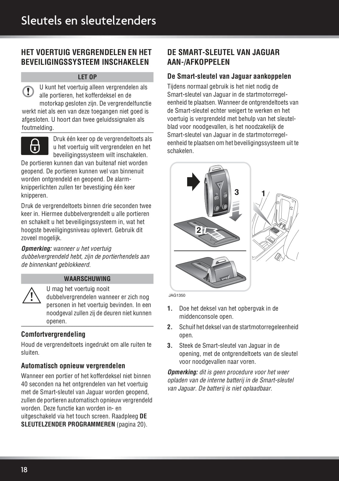 2011-2012 Jaguar XK Owner's Manual | Dutch