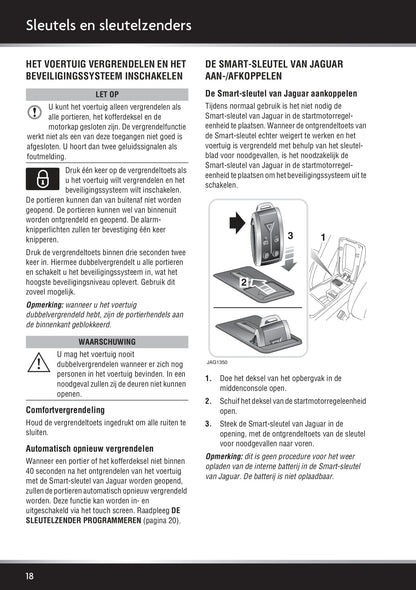 2011-2012 Jaguar XK Owner's Manual | Dutch