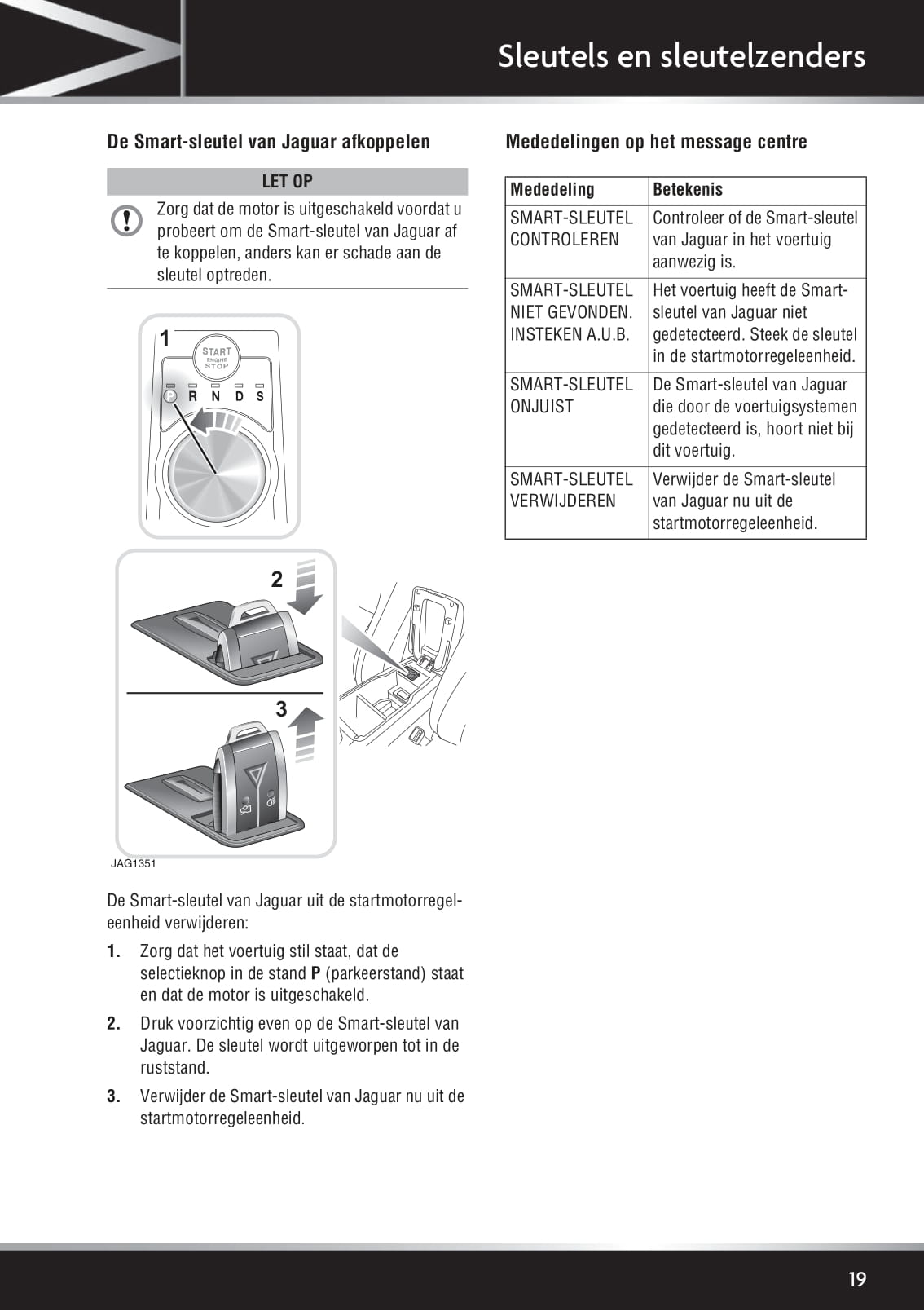 2011-2012 Jaguar XK Owner's Manual | Dutch