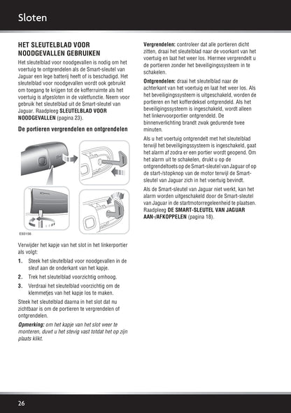 2011-2012 Jaguar XK Owner's Manual | Dutch