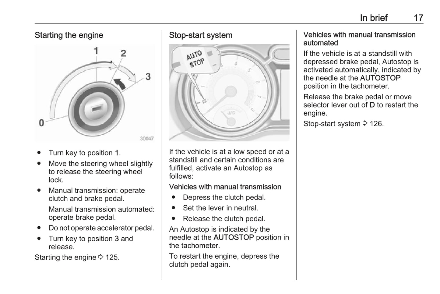 2017-2019 Vauxhall Adam Bedienungsanleitung | Englisch