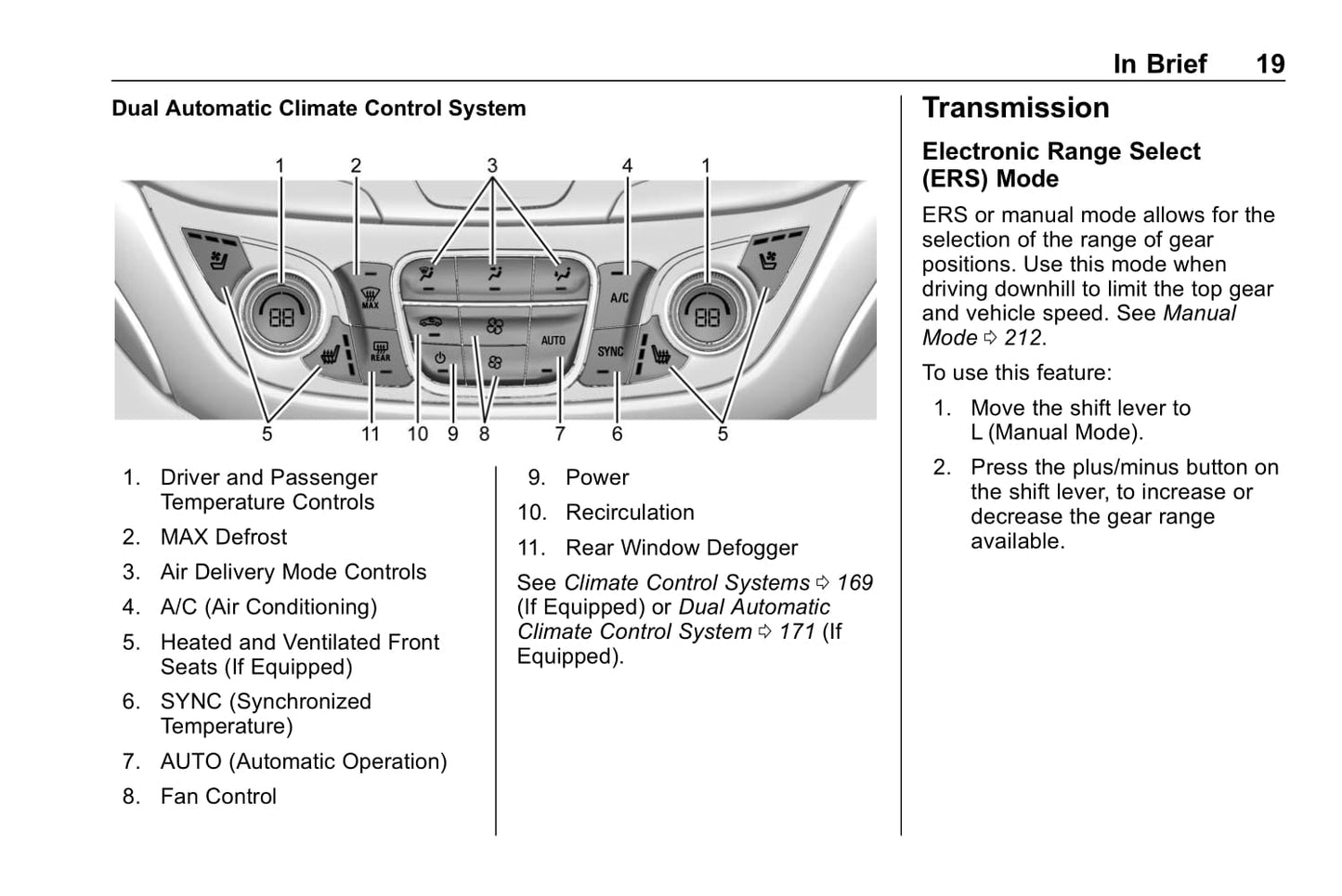 2019 Chevrolet Equinox Bedienungsanleitung | Englisch