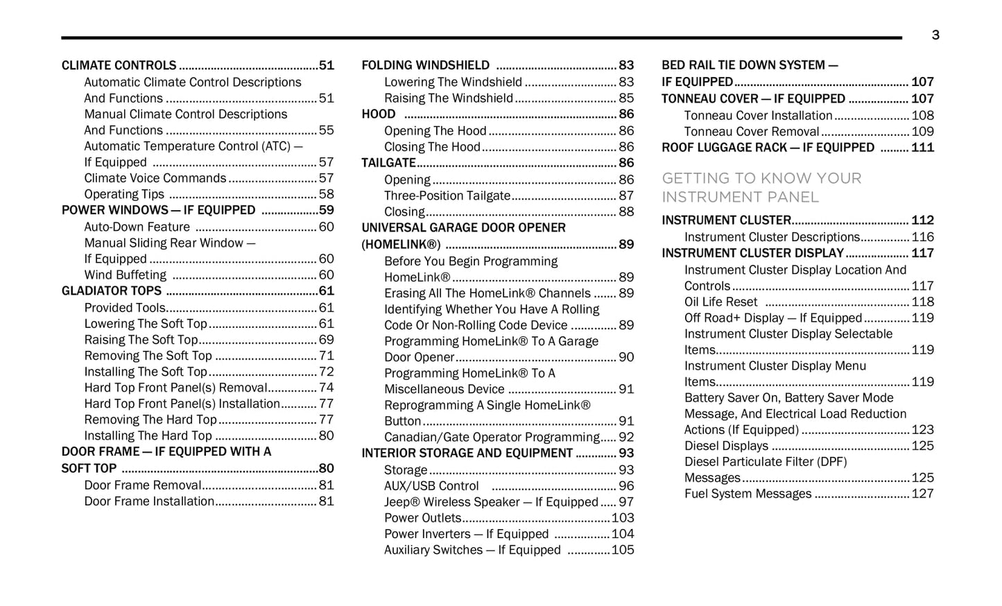 2021 Jeep Gladiator Owner's Manual | English