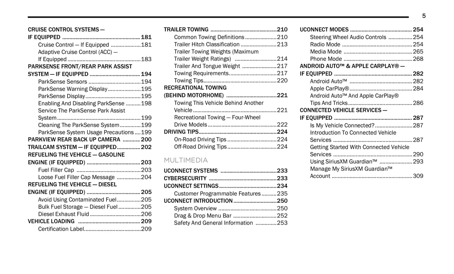 2021 Jeep Gladiator Owner's Manual | English