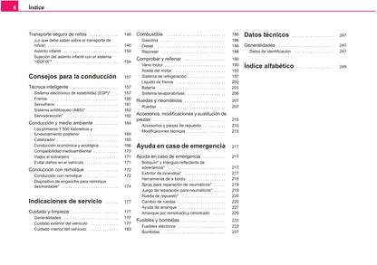 2001-2004 Skoda Fabia Manuel du propriétaire | Espagnol