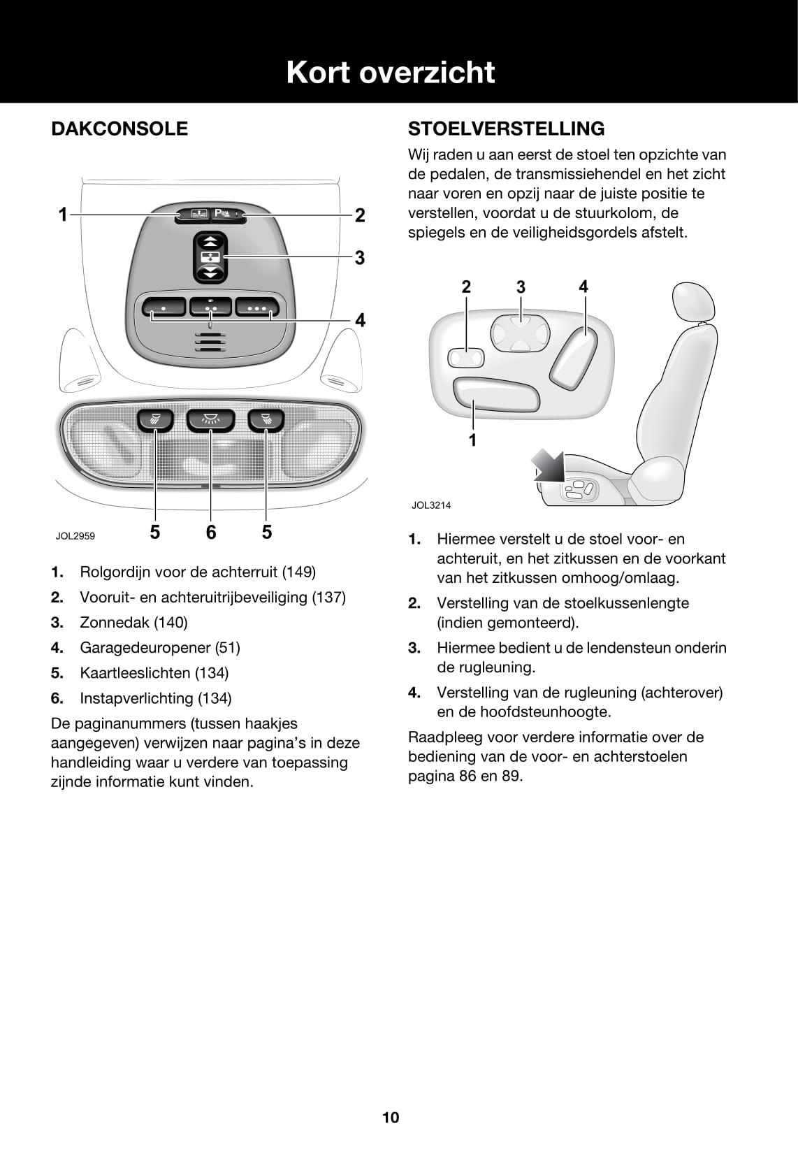 2005-2006 Jaguar XJ Owner's Manual | Dutch