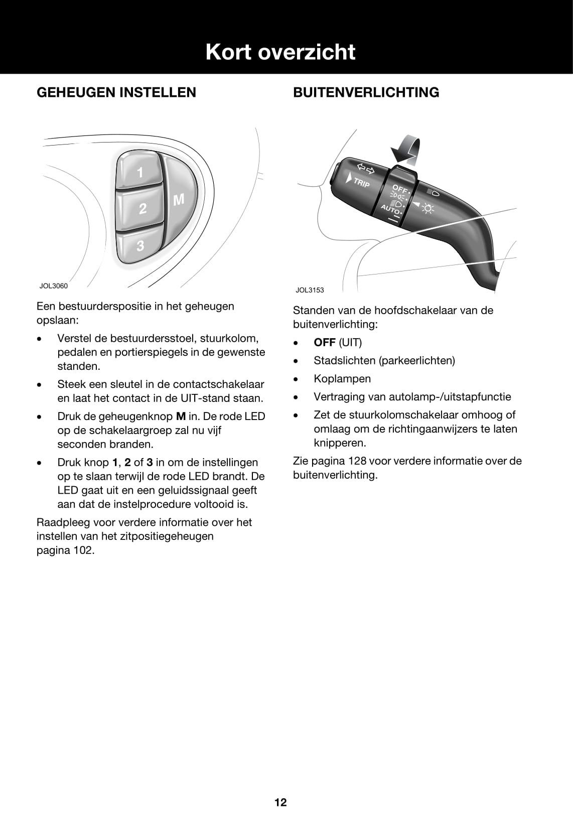 2005-2006 Jaguar XJ Owner's Manual | Dutch