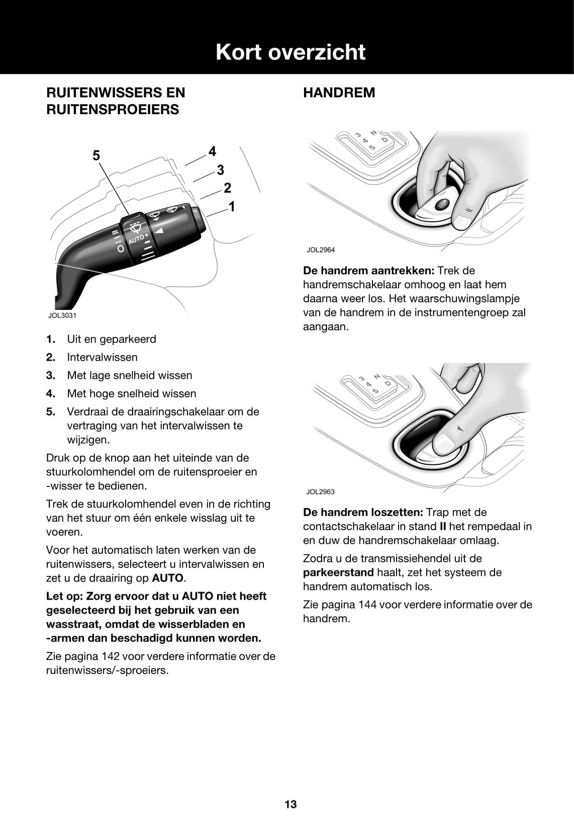 2005-2006 Jaguar XJ Owner's Manual | Dutch