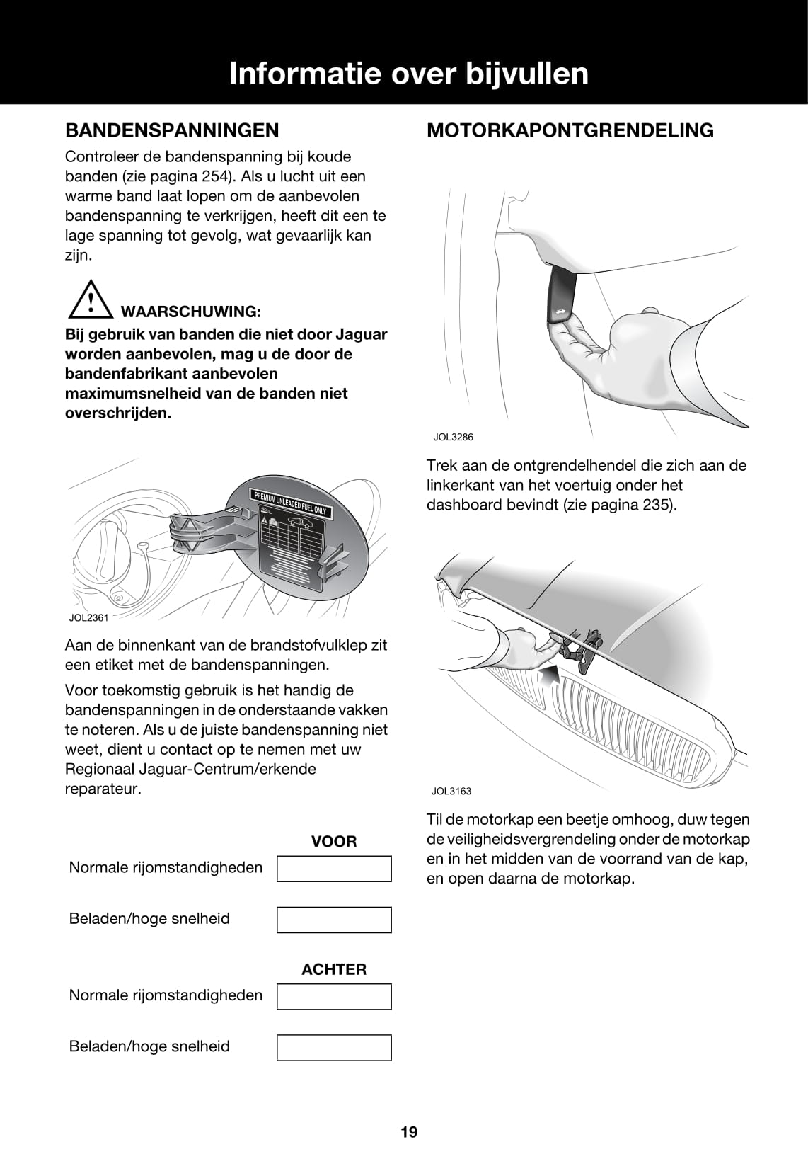 2005-2006 Jaguar XJ Owner's Manual | Dutch