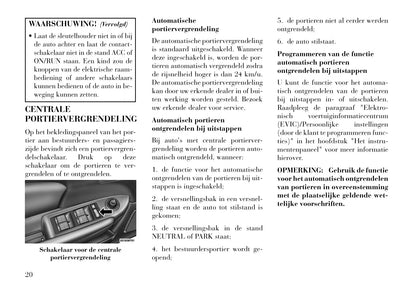 2012-2015 Lancia Flavia Bedienungsanleitung | Niederländisch