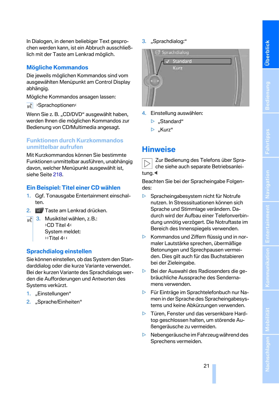 2009 BMW Z4 Owner's Manual | German