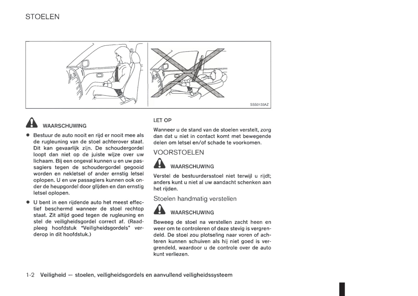 2011-2012 Nissan NV200/NV200 Evalia Owner's Manual | Dutch