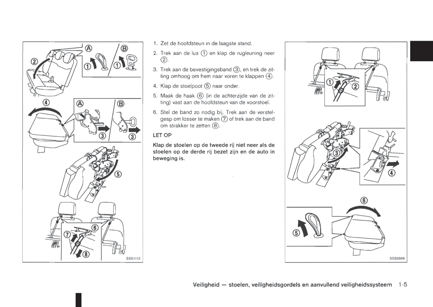 2011-2012 Nissan NV200/NV200 Evalia Owner's Manual | Dutch