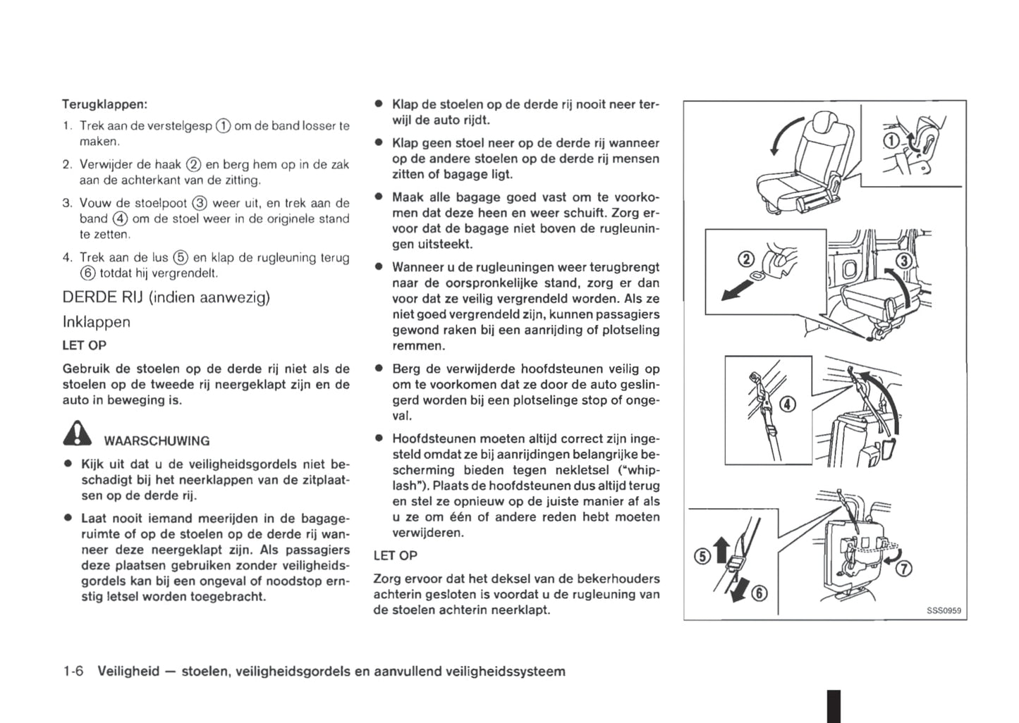 2011-2012 Nissan NV200/NV200 Evalia Owner's Manual | Dutch