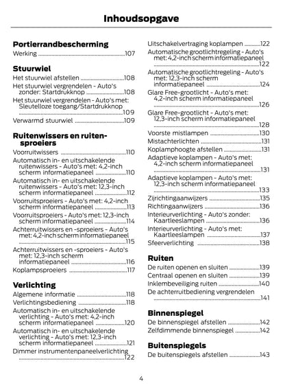 2020-2021 Ford Focus/Focus Hybrid Owner's Manual | Dutch