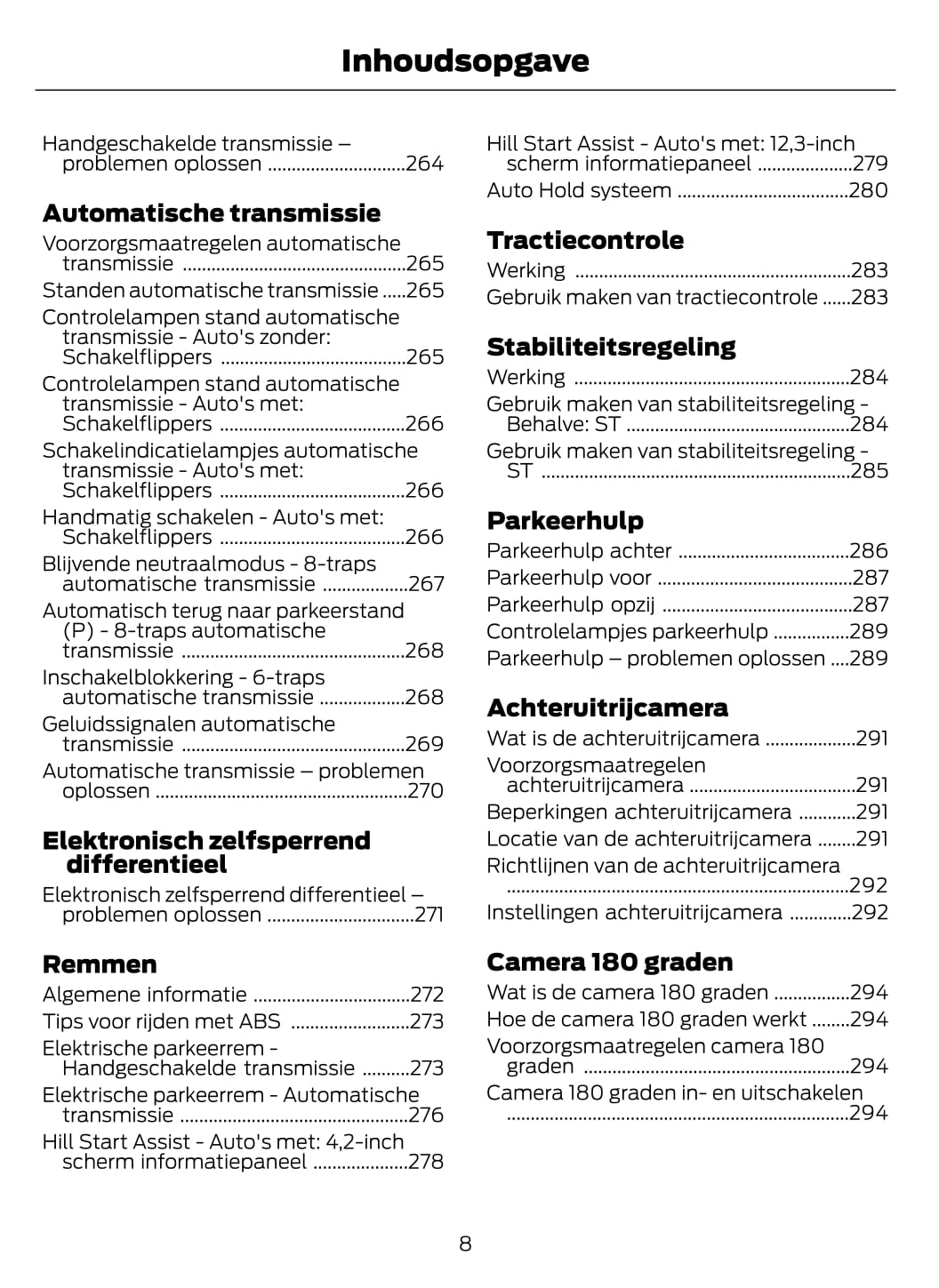 2020-2021 Ford Focus/Focus Hybrid Owner's Manual | Dutch