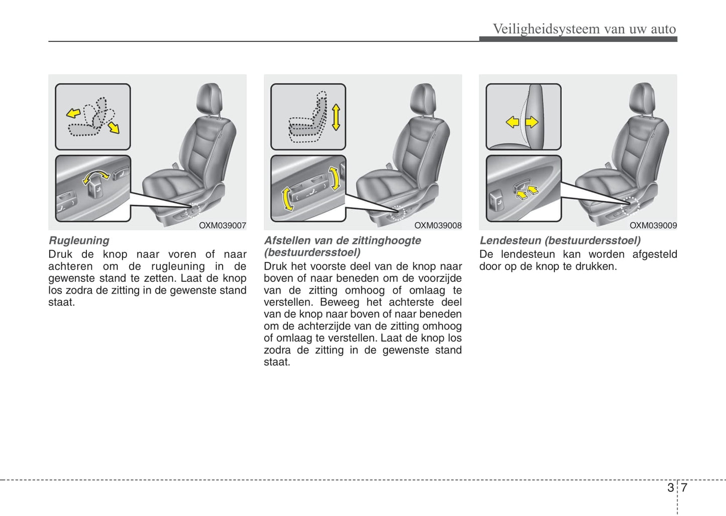 2011-2012 Kia Sorento Owner's Manual | Dutch