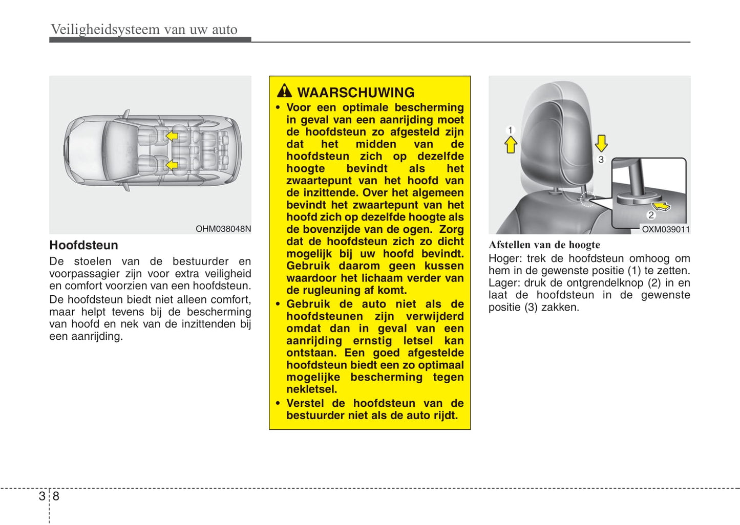 2011-2012 Kia Sorento Owner's Manual | Dutch