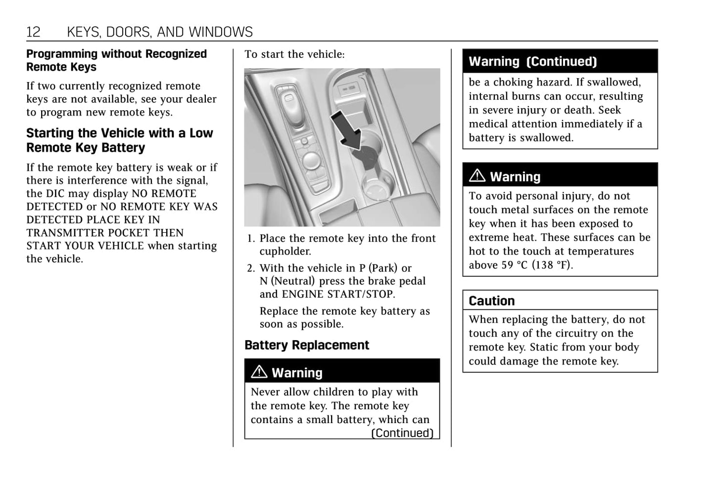 2021 Cadillac Escalade Owner's Manual | English