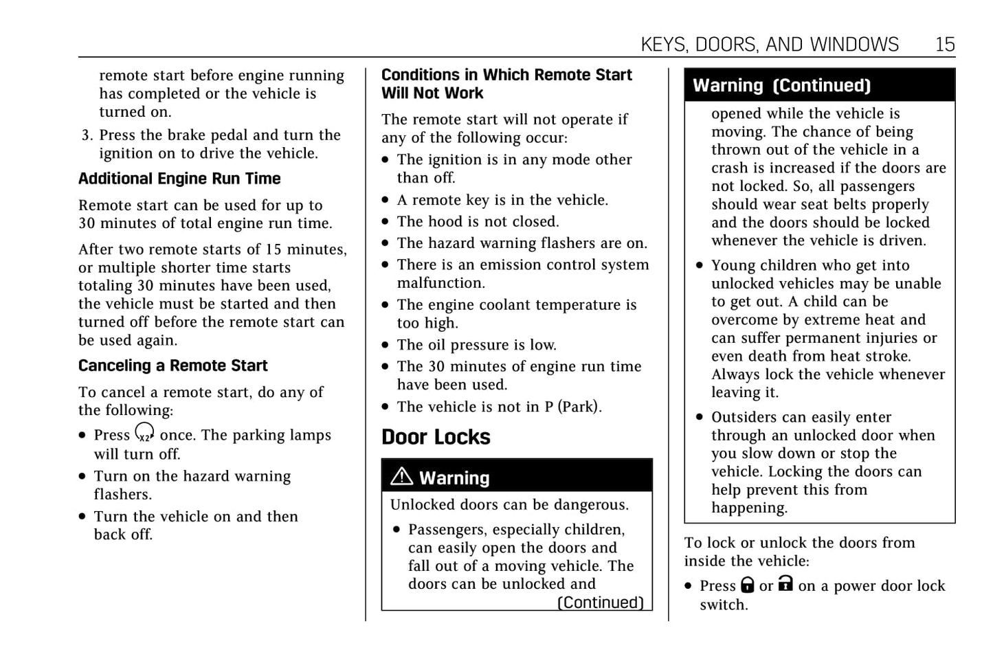 2021 Cadillac Escalade Owner's Manual | English