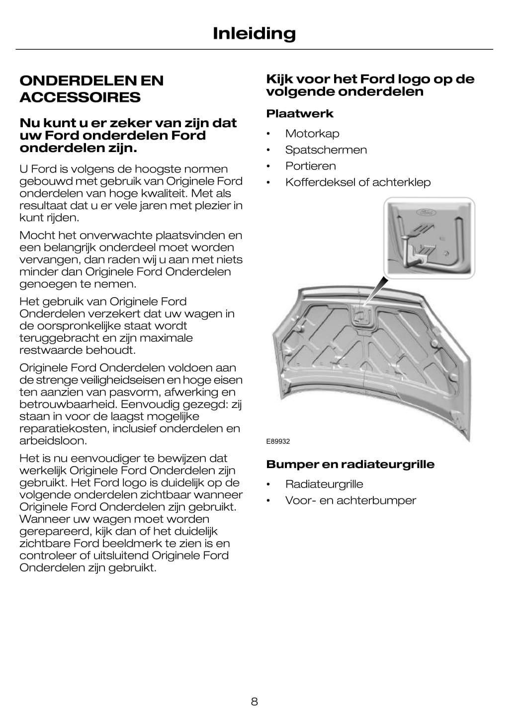 2009-2010 Ford C-Max/Grand-C-Max Owner's Manual | Dutch