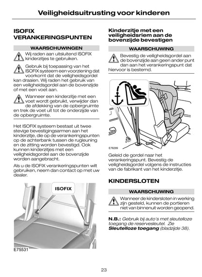 2009-2010 Ford C-Max/Grand-C-Max Owner's Manual | Dutch