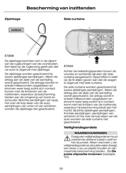 2009-2010 Ford C-Max/Grand-C-Max Owner's Manual | Dutch