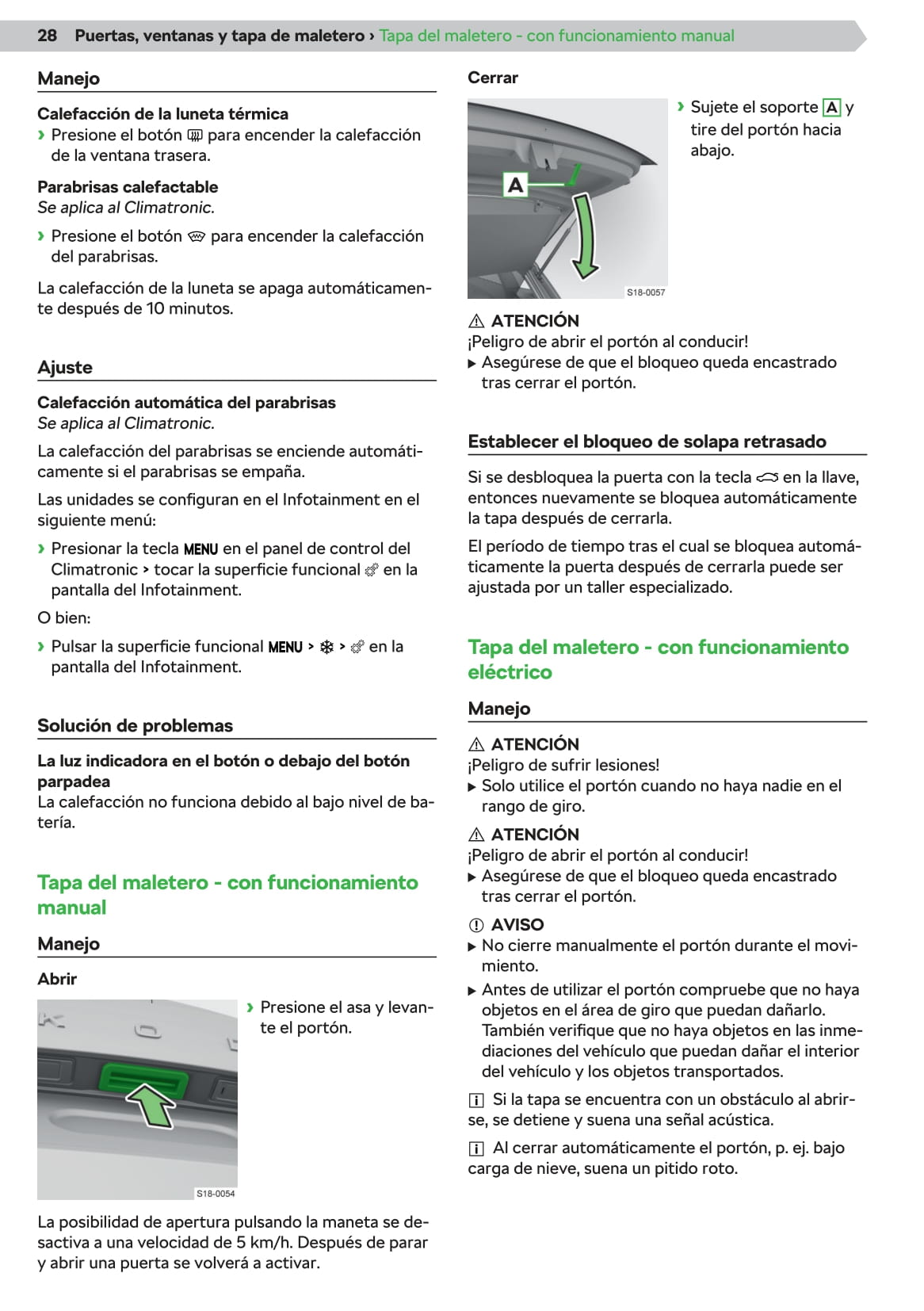 2018-2020 Skoda Karoq Bedienungsanleitung | Spanisch