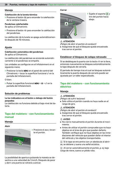 2018-2020 Skoda Karoq Bedienungsanleitung | Spanisch