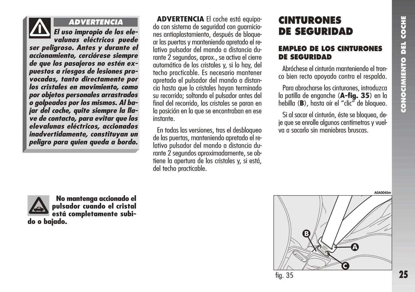 2007-2010 Alfa Romeo 147 GTA Owner's Manual | Spanish