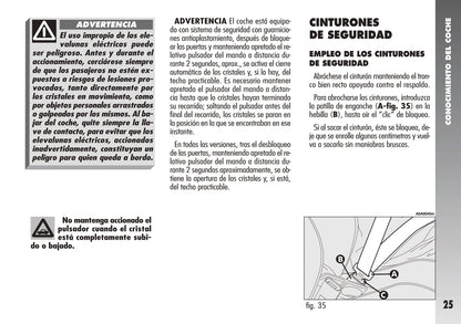 2007-2010 Alfa Romeo 147 GTA Owner's Manual | Spanish