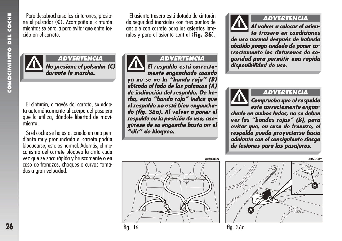 2007-2010 Alfa Romeo 147 GTA Owner's Manual | Spanish